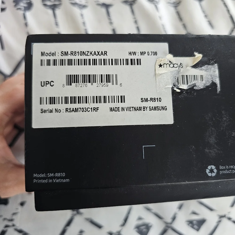 Samsung Galaxy Watch SM-R810 42mm Bluetooth - Black